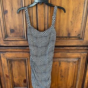 Urban Outfitters Stylish Black and White Mini Dress